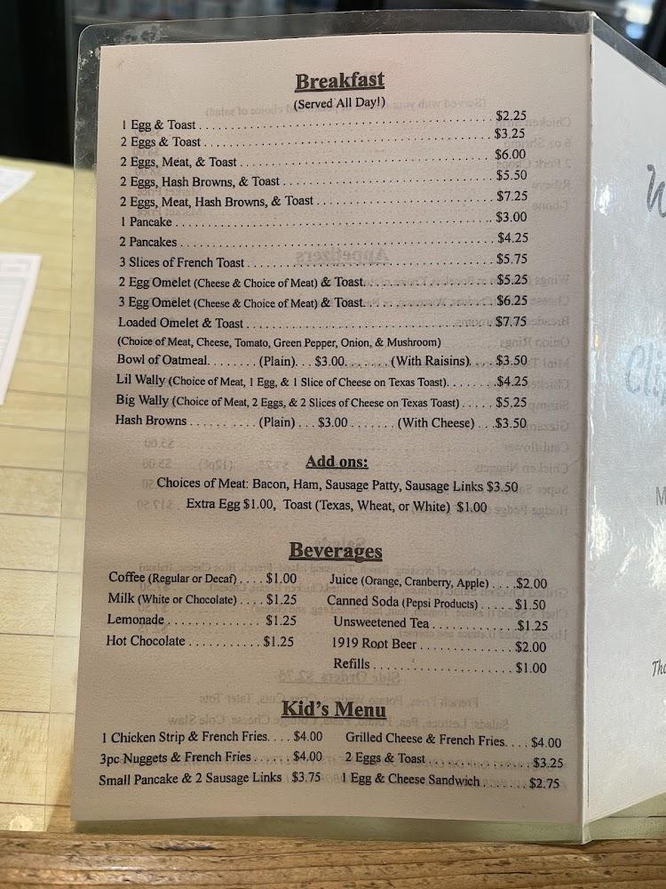 Cliff's Place Menu image 3